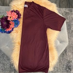 XL Plum Purple Men’s Tee Shirt Shirt Sleeve Polyester